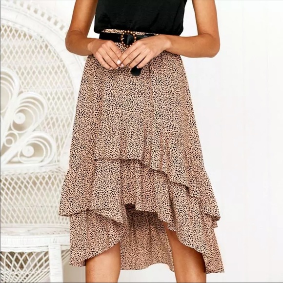 Tiered Midi Skirt - Picture 3 of 8